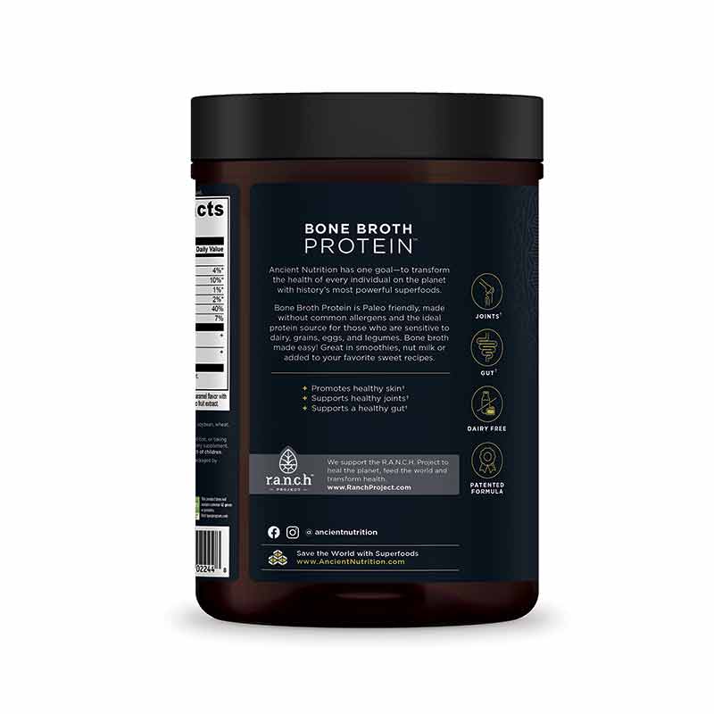 Bone Broth Protein Beef, Salted Caramel, by Ancient Nutrition, image #4