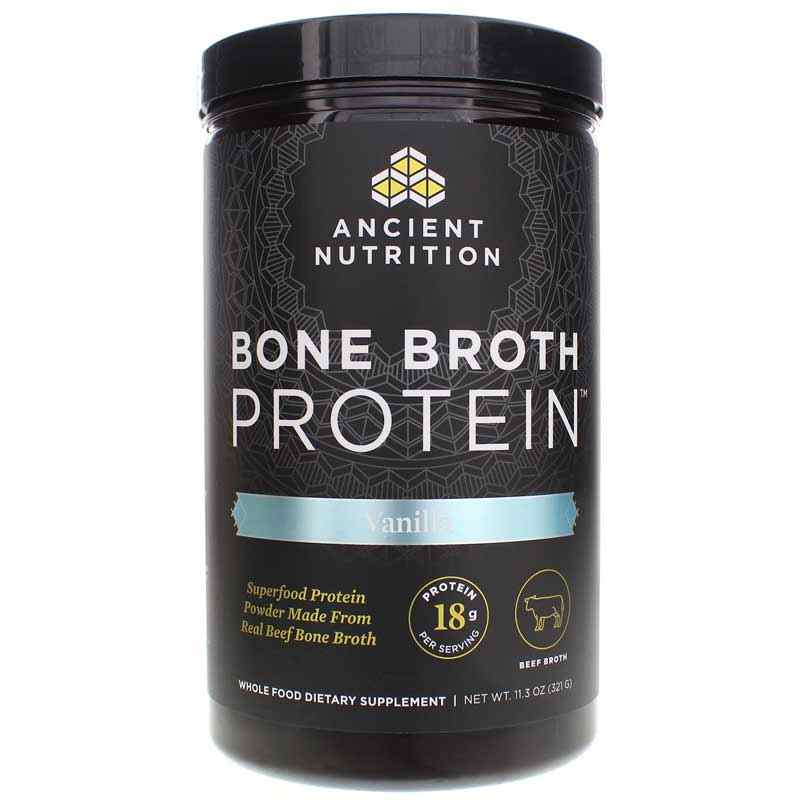 Bone Broth Protein Beef, Vanilla, by Ancient Nutrition