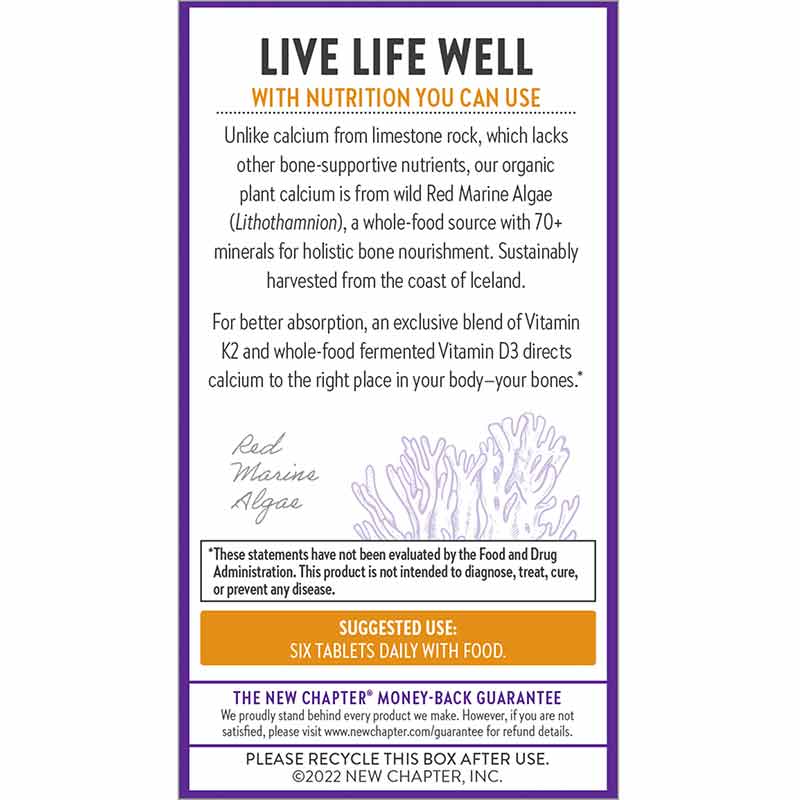 Bone Strength Take Care Tiny Tabs, 240 Tablets, by New Chapter, image #3