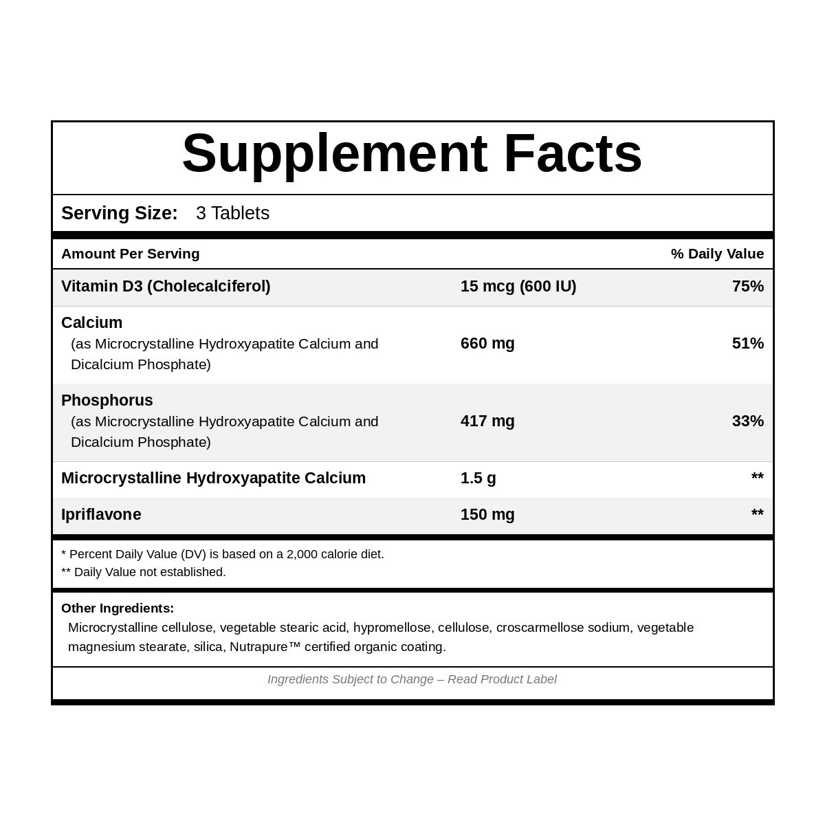 Bone Support Prime, 270 Tablets, by NutriDyn