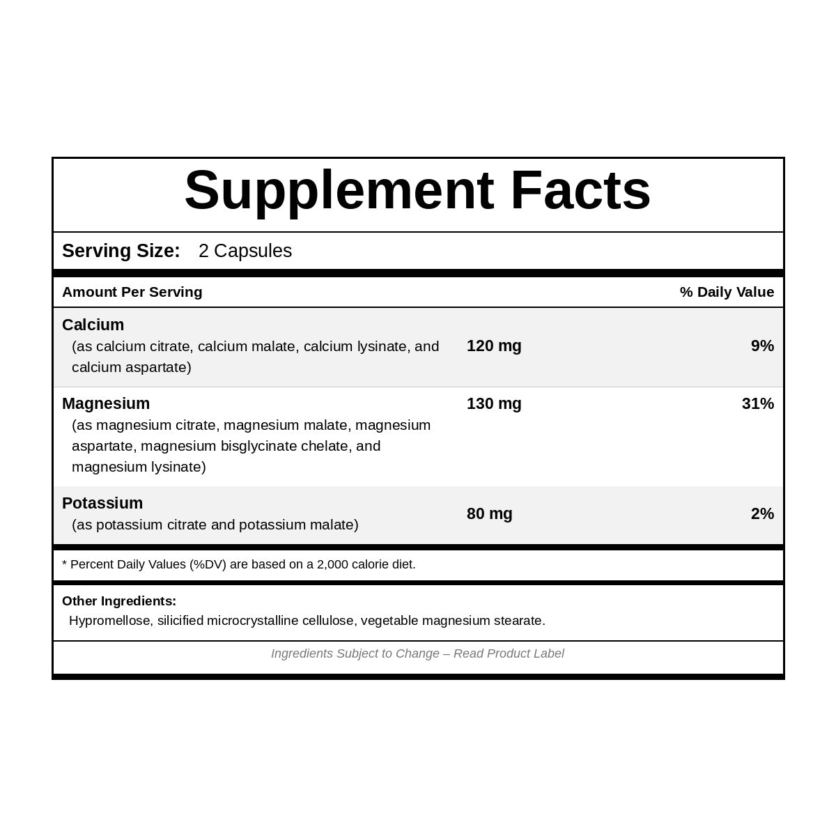 Bone Support Vegetarian, 250 Capsules, by NutriDyn