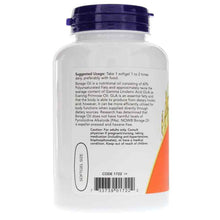 Borage Oil 1000 Mg, 120 Softgels, by NOW Foods, image #3