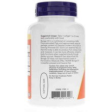 Borage Oil 1000 Mg, 60 Softgels, by NOW Foods, image #3