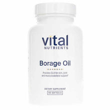 Borage Oil 1000 Mg, 60 Softgels, by Vital Nutrients