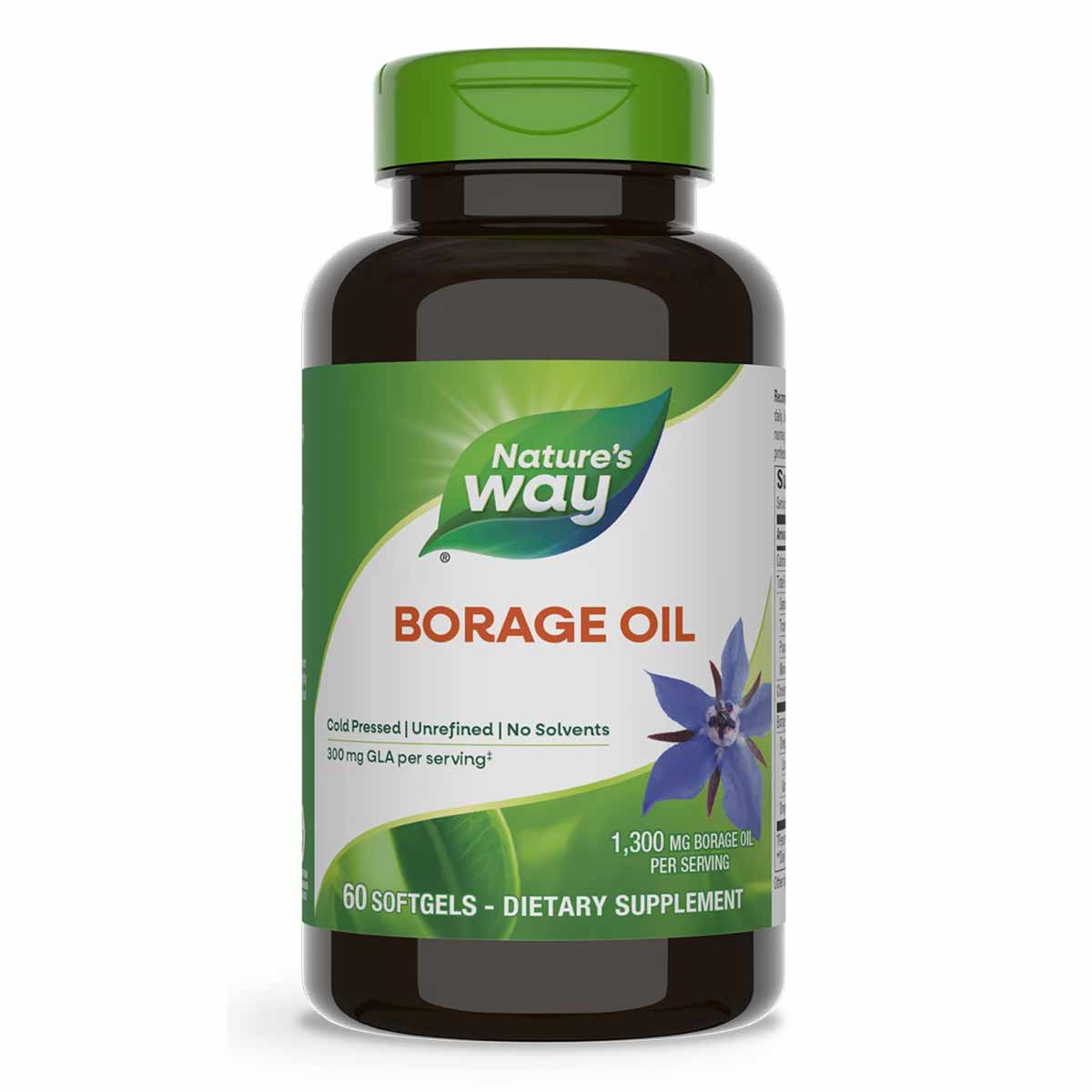 Borage Oil 1300 Mg, by Natures Way