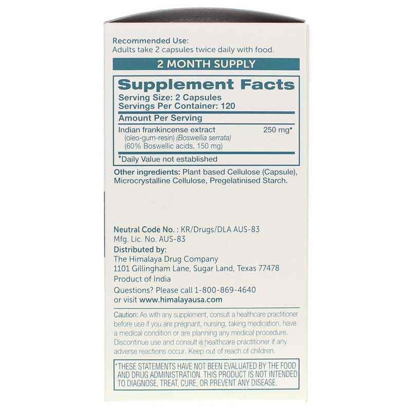 Boswellia, 240 Veg Capsules, by Himalaya, image #2