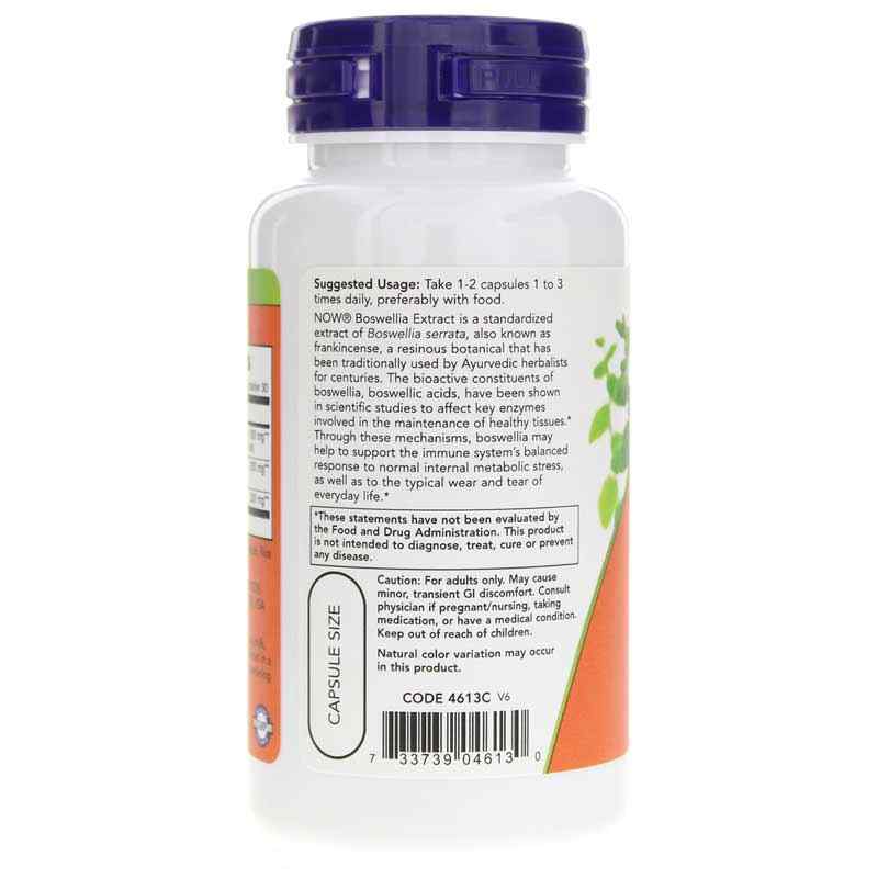 Boswellia Extract 250 Mg, 60 Veg Capsules, by NOW Foods, image #3