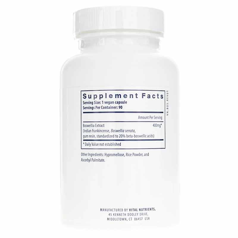 Boswellia Extract 400 Mg, by Vital Nutrients, image #2