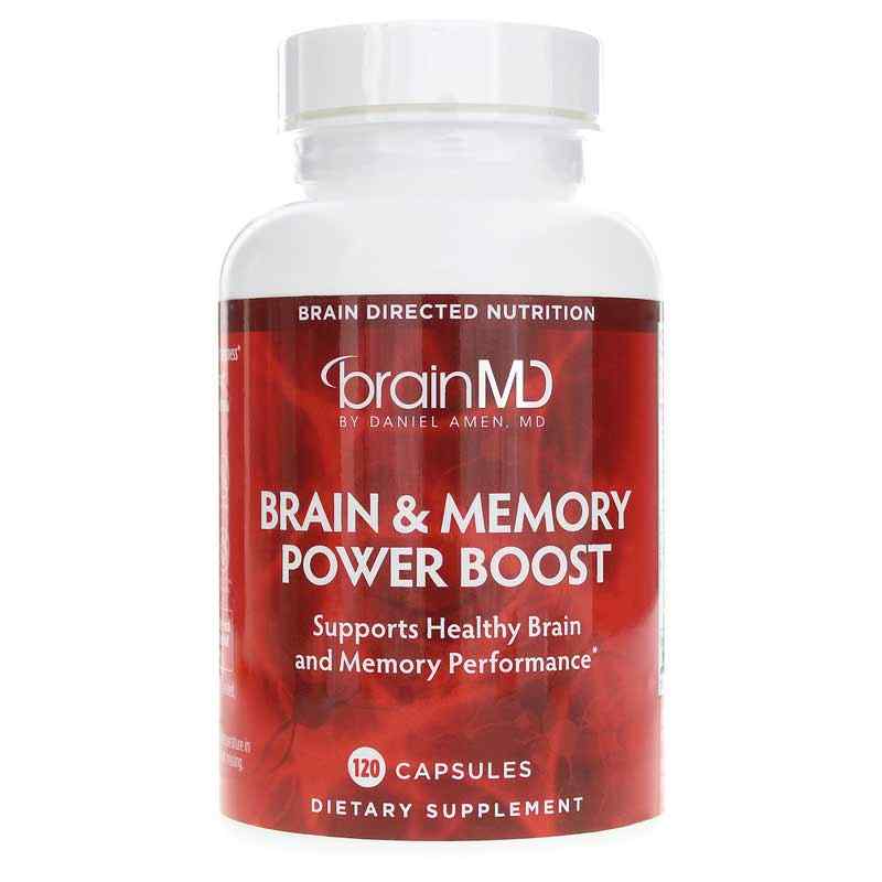 Brain Essential Boost Brain and Memory Power Boost, 120 Capsules, BrainMD – Natural Healthy ...