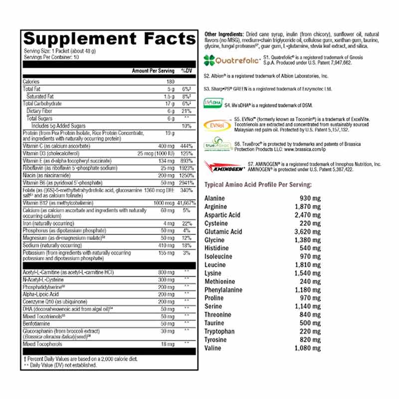 BrainSustain Powder, Vanilla Delight, by Xymogen, image #2