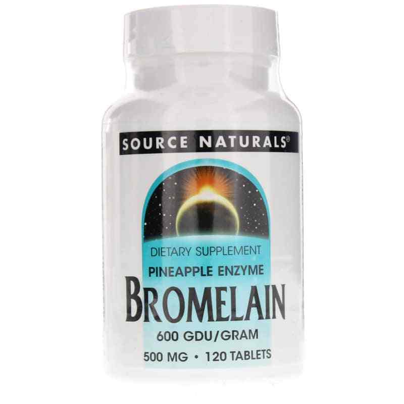 Bromelain 600 GDU 500 Mg, by Source Naturals