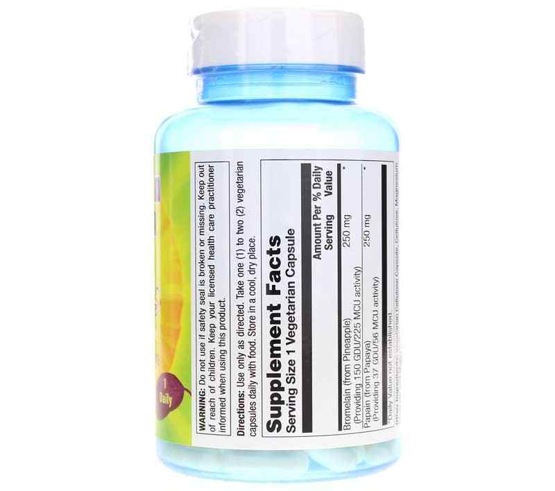 Bromelain & Papain, 100 Veg Capsules, by Natures Life, image #2