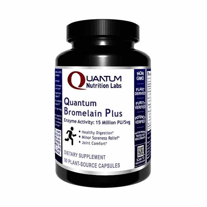 Bromelain Plus with Plant-Based Enzymes, by Quantum Nutrition Labs
