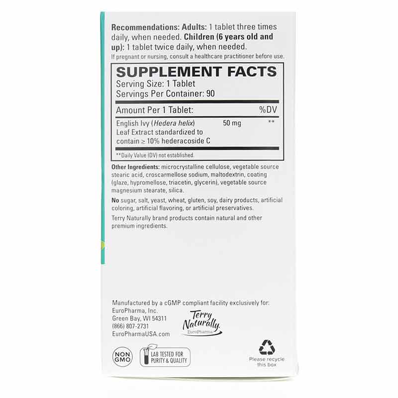 Bronchial Clear Tablets, by Terry Naturally, image #2