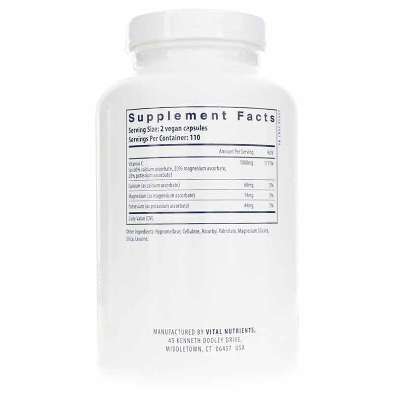 Buffered C 500 Mg, by Vital Nutrients, image #2