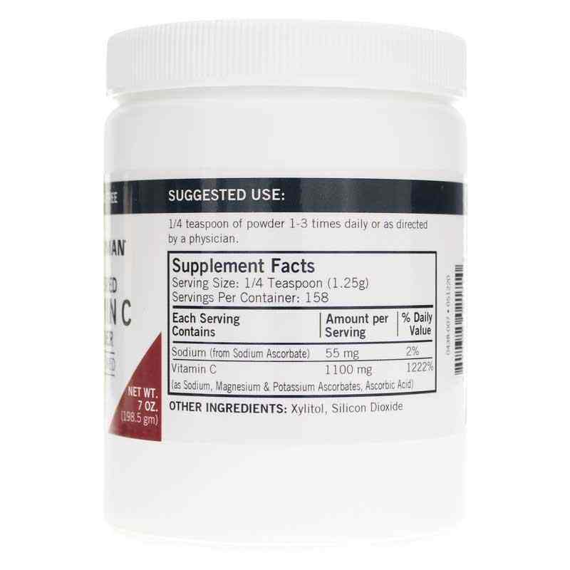Buffered Vitamin C Powder, Unflavored, by Kirkman, image #2