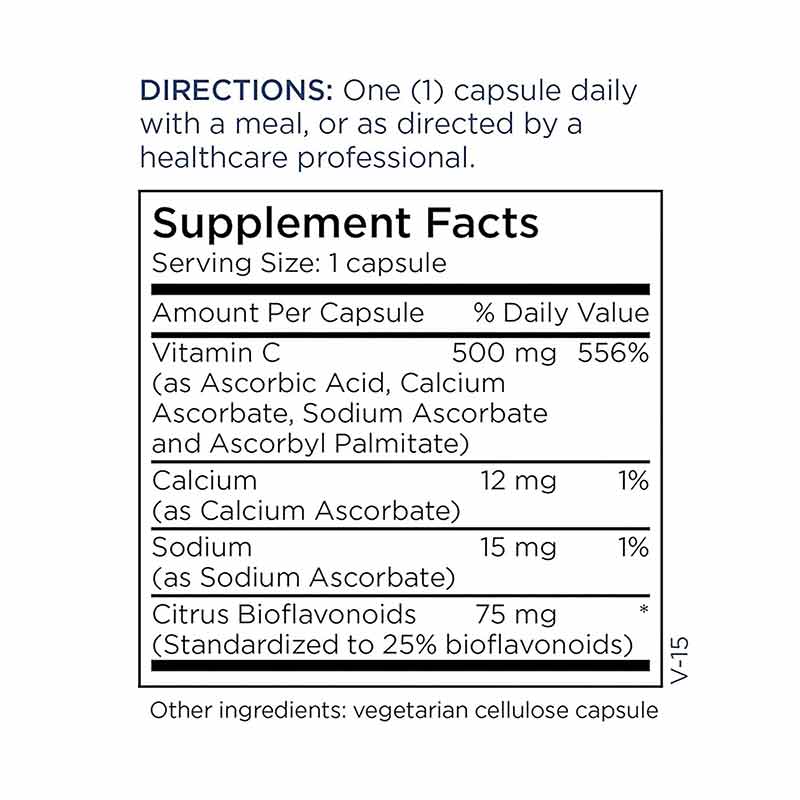 Buffered Vitamin C with Bioflavonoids 500 Mg, by Metabolic Maintenance, image #2