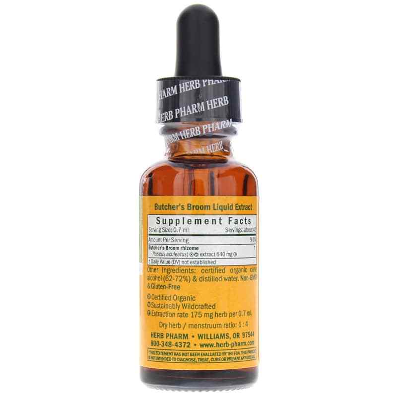 Butcher's Broom Extract, 1 Oz, by Herb Pharm, image #2
