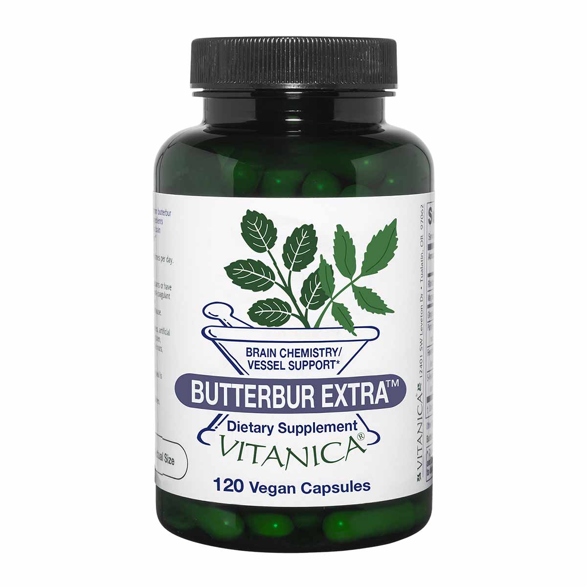Butterbur Extra, 120 Veg Capsules, by Vitanica
