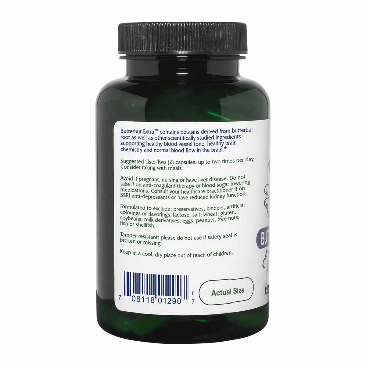 Butterbur Extra, 120 Veg Capsules, by Vitanica