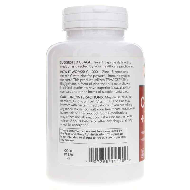 C-1000 + Zinc-15, by Protocol For Life Balance, image #3