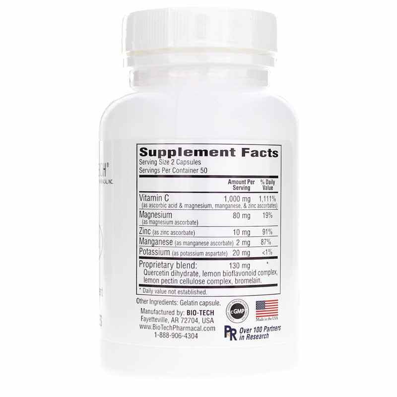 C-MAX Mineral Ascorbate, 100 Capsules, by Bio-Tech Pharmacal, image #2
