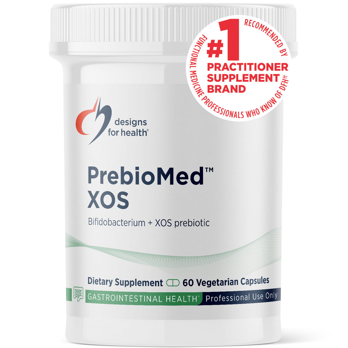 PrebioMed XOS, 60 Veg Capsules, by Designs For Health