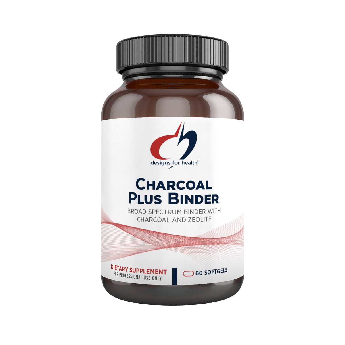 Charcoal Plus Binder, 60 Softgels, by Designs For Health