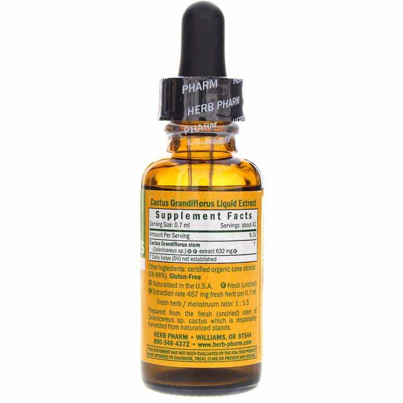 Cactus Grandiflorus Extract, 1 Oz, by Herb Pharm, image #2
