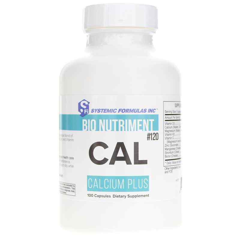 CAL Calcium Plus, Systemic Formulas – Natural Healthy Concepts