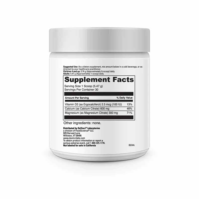 Cal-Mag Citrate Powder, DaVinci Labs – Natural Healthy Concepts