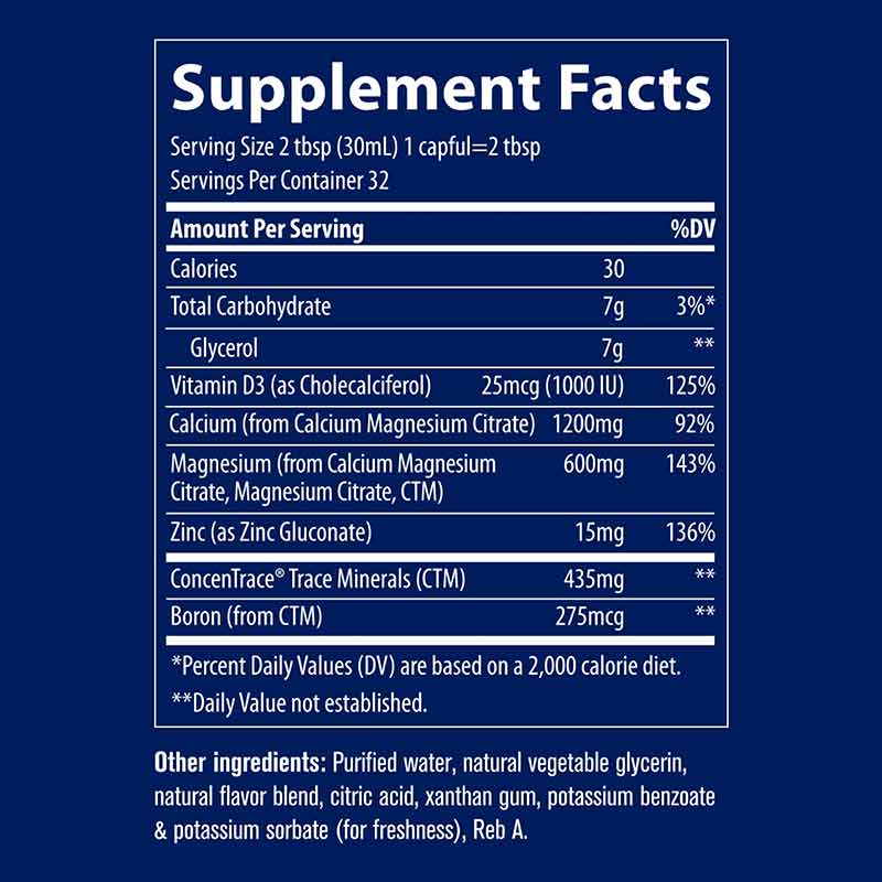 Cal/Mag/Zinc Liquid, Pina Colada, by Trace Minerals Research, image #4