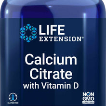 Calcium Citrate with Vitamin D, 20Capsules, by Life Extension