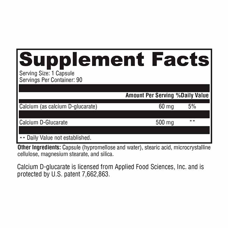 Calcium D-Glucarate, by Xymogen, image #2