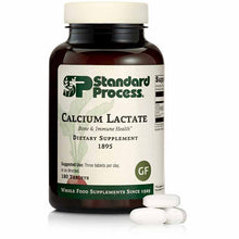Calcium Lactate, 180 Tablets, by Standard Process