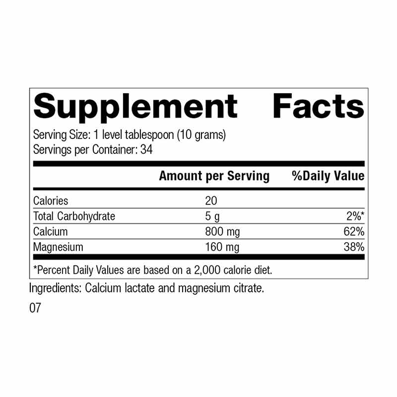 Calcium Lactate Powder, by Standard Process, image #2