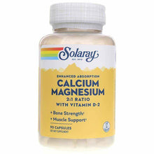Calcium Magnesium 2:1 Ratio with Vitamin D-2, by Solaray