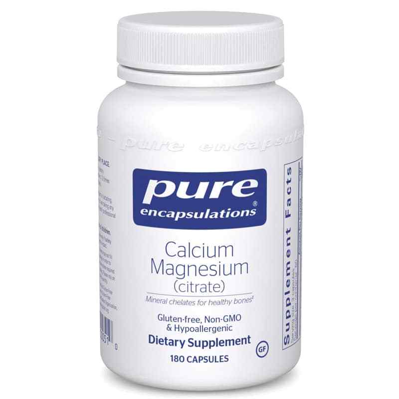Calcium Magnesium (citrate), by Pure Encapsulations