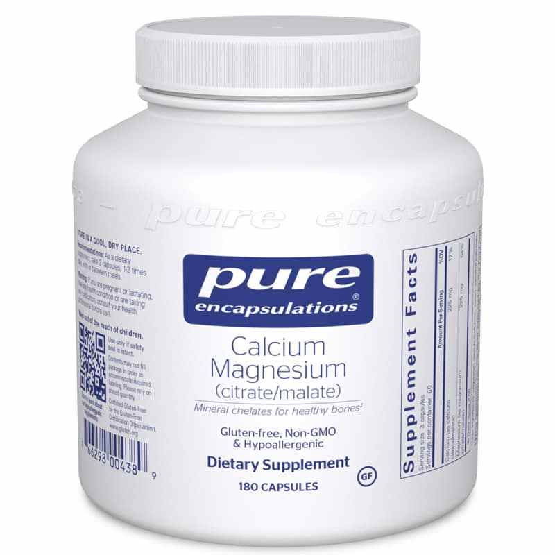 Calcium Magnesium (citrate/malate), by Pure Encapsulations