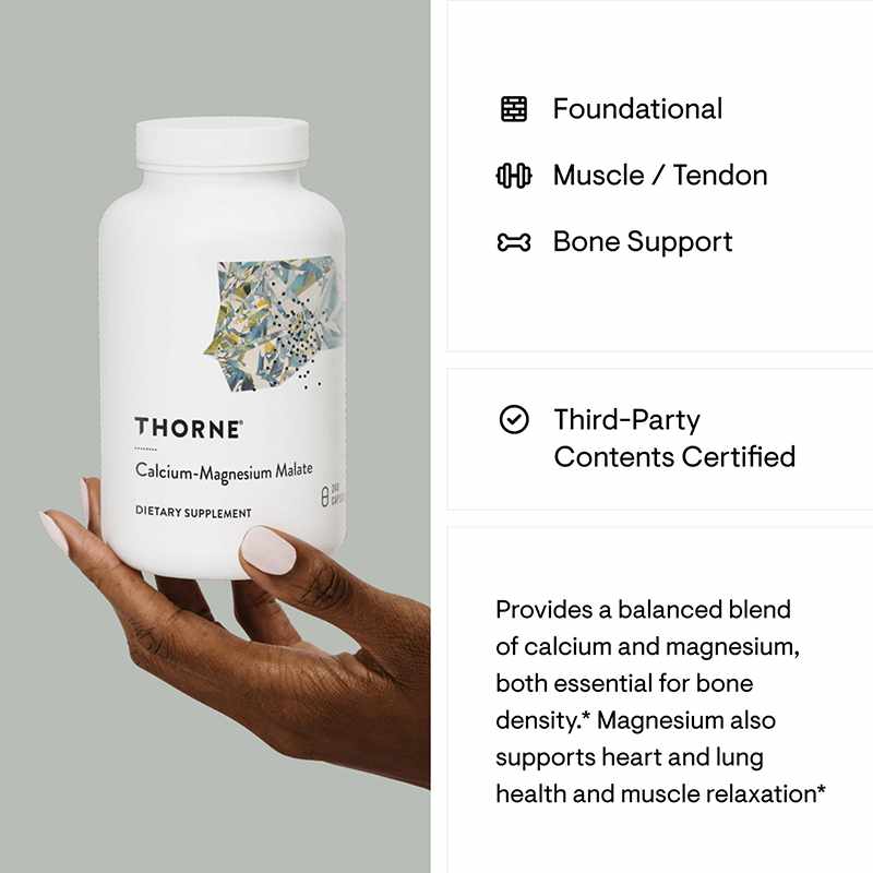 Calcium-Magnesium Malate, by Thorne Research, image #2