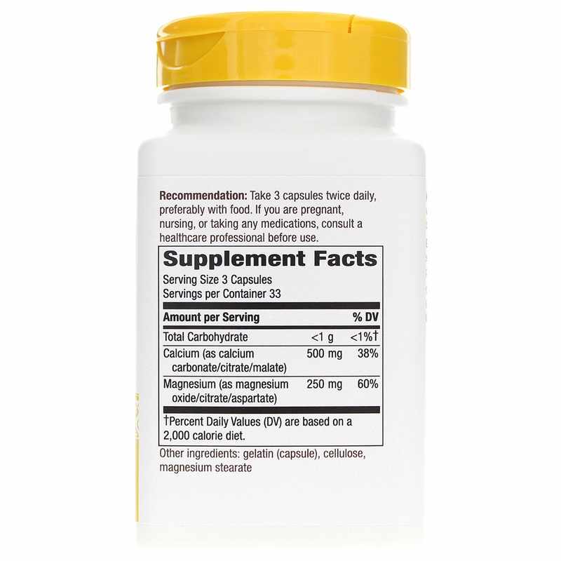 Calcium & Magnesium Mineral Complex, 100 Capsules, by Natures Way, image #2