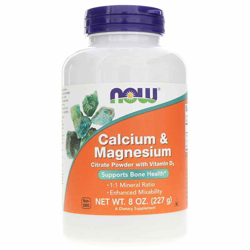 Calcium & Magnesium Powder, by NOW Foods