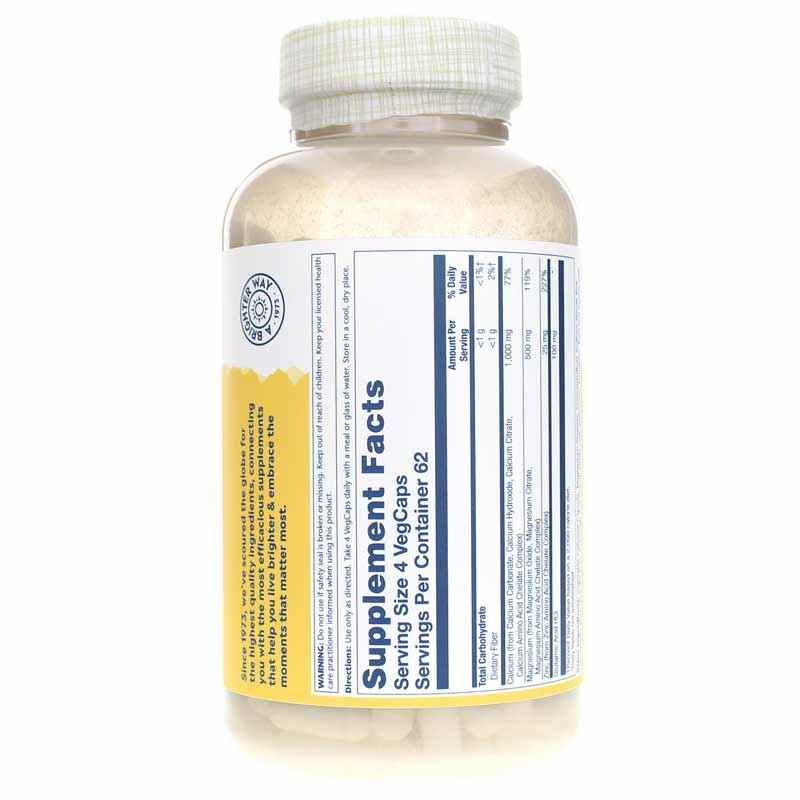 Calcium Magnesium Zinc, 250 Veg Capsules, by Solaray, image #2