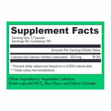 Calcium, 90 Capsules, by Natural Healthy Concepts, image #2