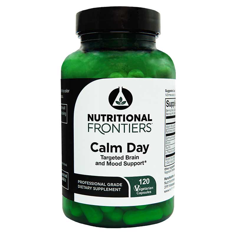Calm Day New Formula, 120 Veg Capsules, by Nutritional Frontiers