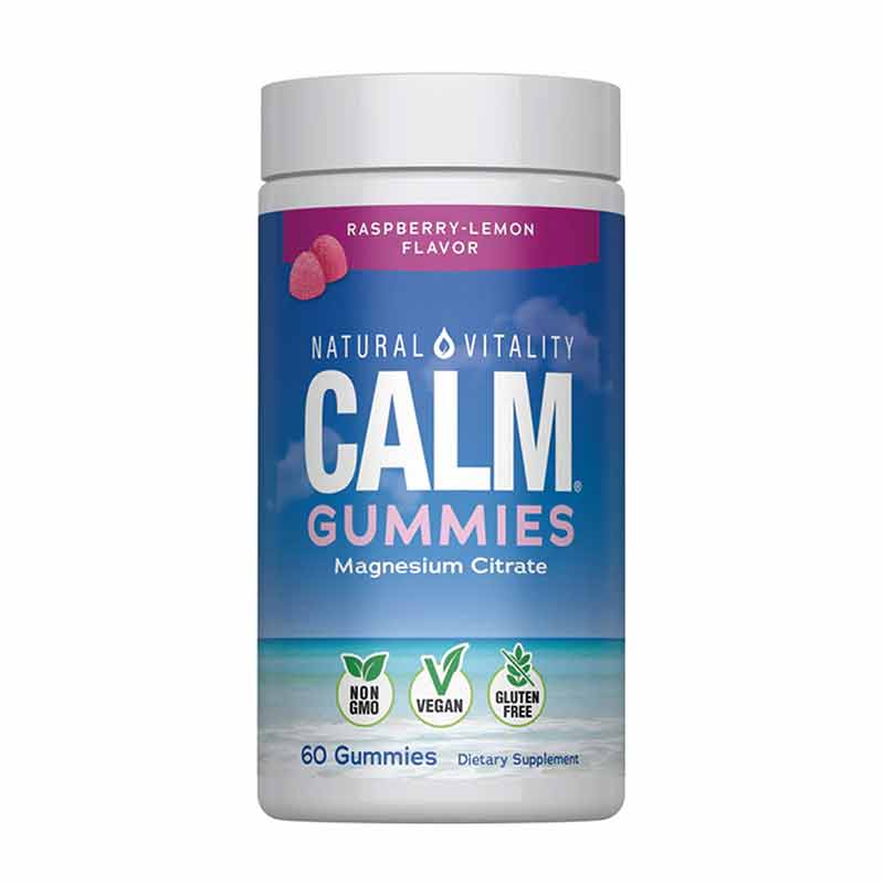 Calm Gummies Raspberry-Lemon, by Natural Vitality