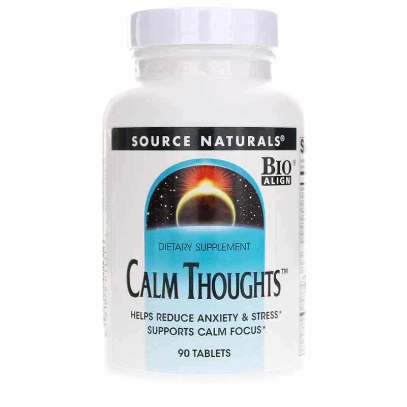 Calm Thoughts, 90 Tablets, by Source Naturals