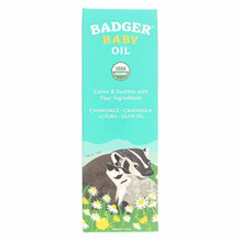 Calming Baby Oil Chamomile & Calendula, by Badger