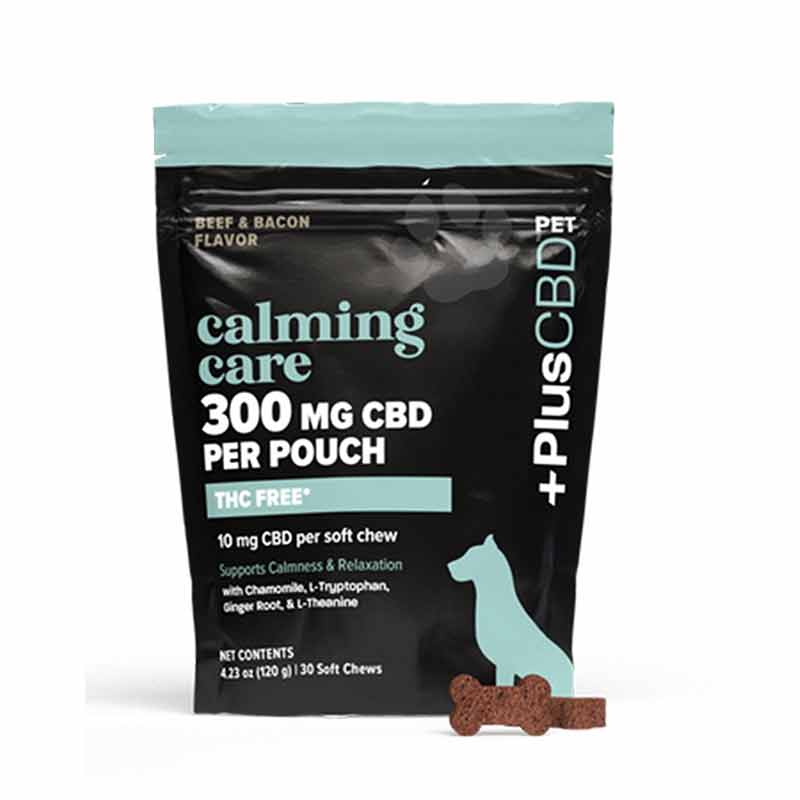 Calming Care CBD for Dogs, 30 Chews, by PlusCBD Oil