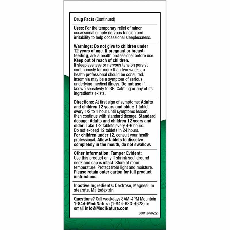 Calming Tablets, by BHI, image #4